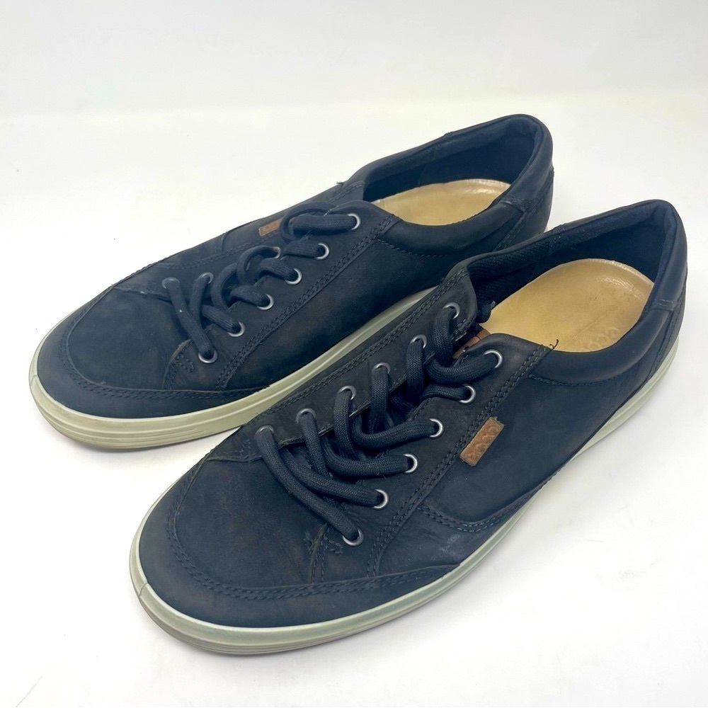 Ecco Leather Sneakers – Black  Size: 12